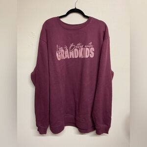 District Burgundy Graphic Sweatshirt